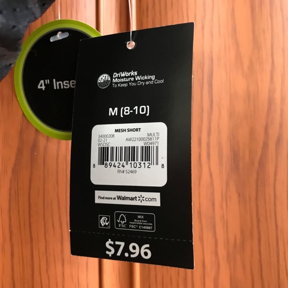 Athletic Works Black Mesh Short Size M (8-10) - Picture 9 of 14